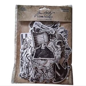 NWT Tim Holtz Idea-ology Layers Die Cut Ephemera